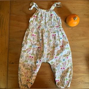 Like new! Tea Collection 9-12 mo floral romper